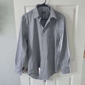Van Heusen Light Gray Dress Shirt